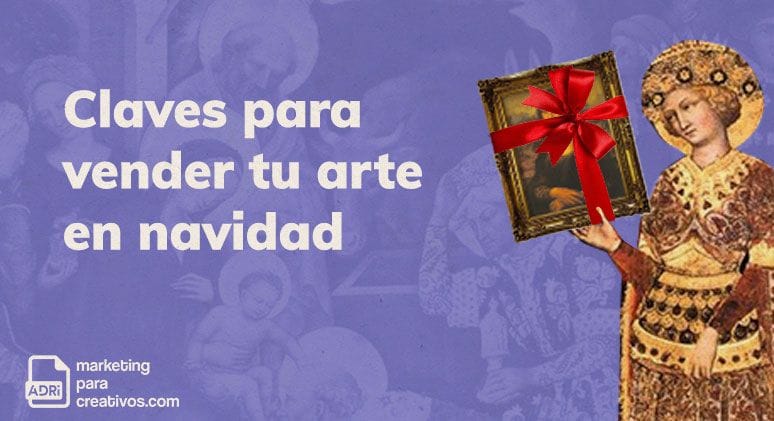 vender arte en navidad